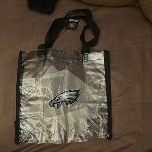 Authentic Eagles Fans Stadium Clear Tote Bag - Black Trim